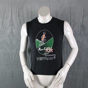 Vintage Graphic Tank Top - Paper Chase 10K Port Alberni - Men's Small